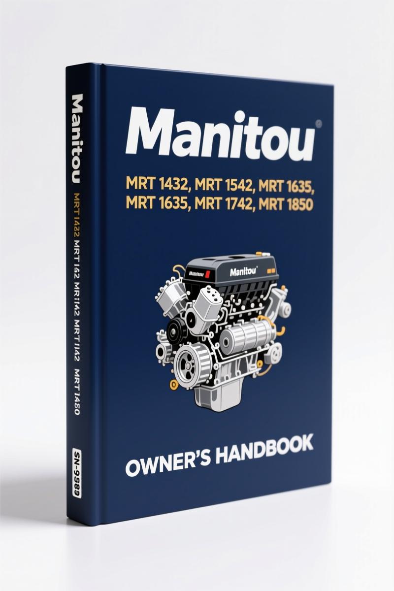 Manitou MRT M Series 2004 User Manual cover showing basket arm models