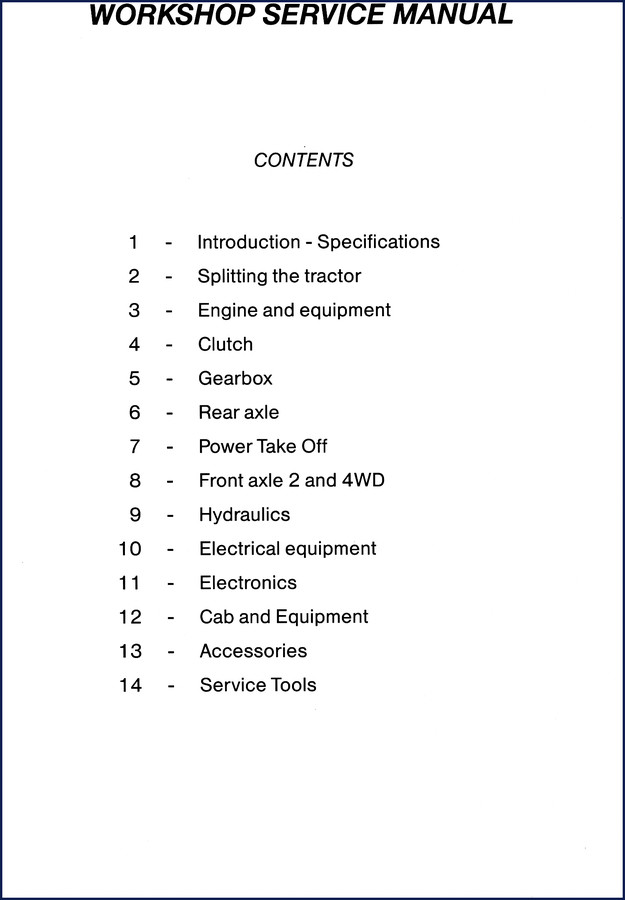 Massey Ferguson 6100 SERIES Workshop Manual cover – 815 pages factory service manual