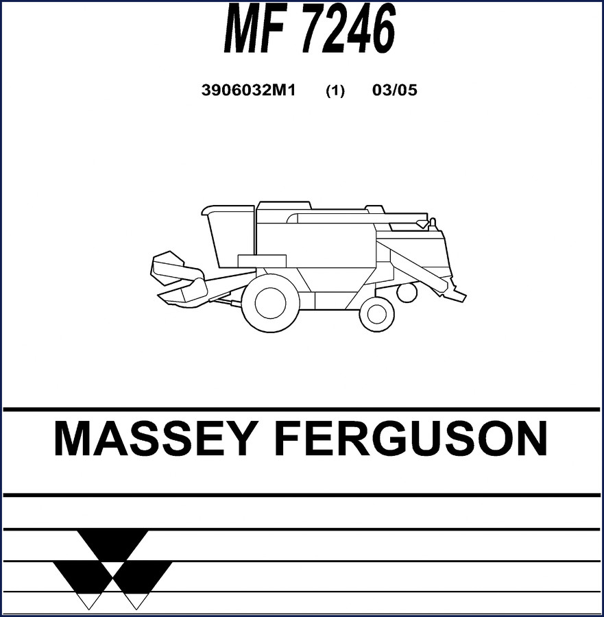 Massey Ferguson 7246 2005 Parts Catalog cover page