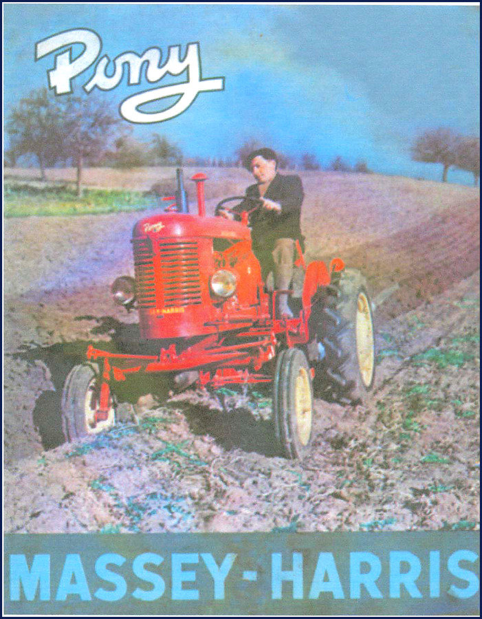 Massey-Harris PONY 812 Parts Catalog cover - 36-page factory parts list