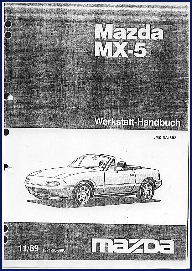 2003 Mazda MX-5 Miata automatic transmission overhaul manual cover