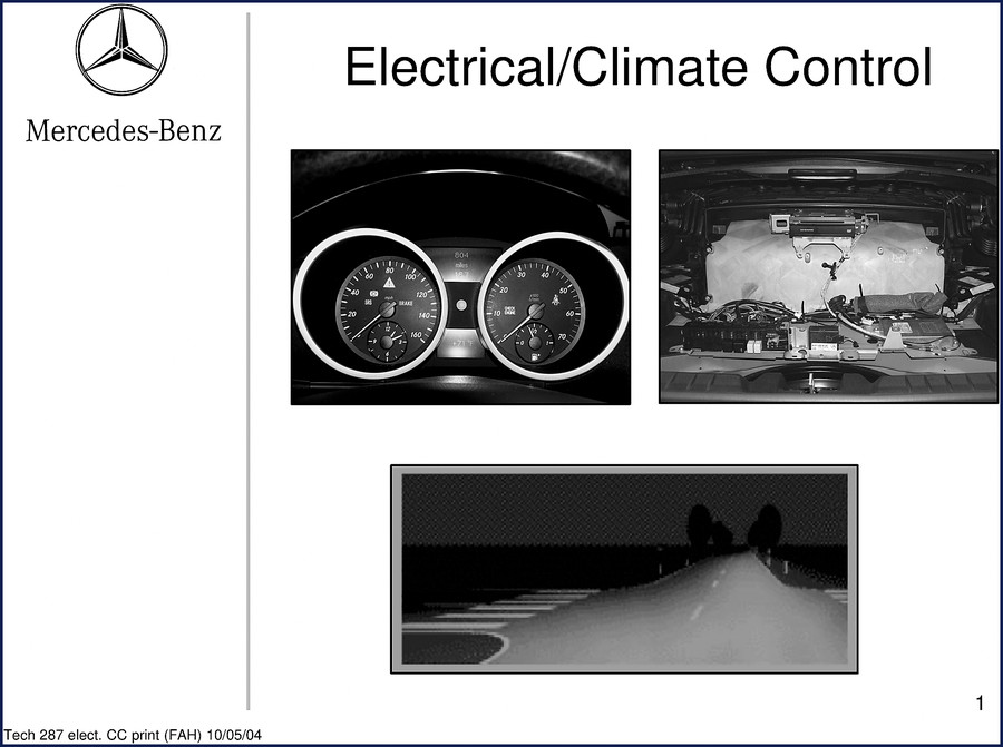 Mercedes-benz C-AAC AAC 2004 Training Manual cover