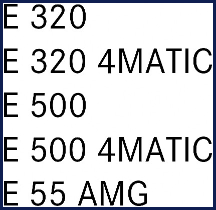 Mercedes-Benz E 320 operator manual cover - 442-page OEM document