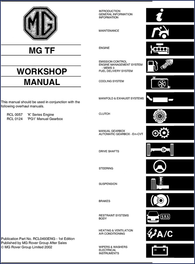 2002 XCMG TF Workshop Manual cover page