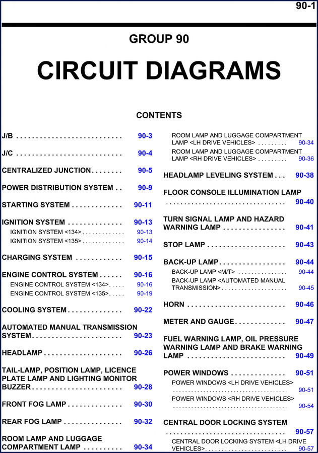 Mitsubishi 318, 323, 325 Electrical Schematic factory wiring diagram cover page