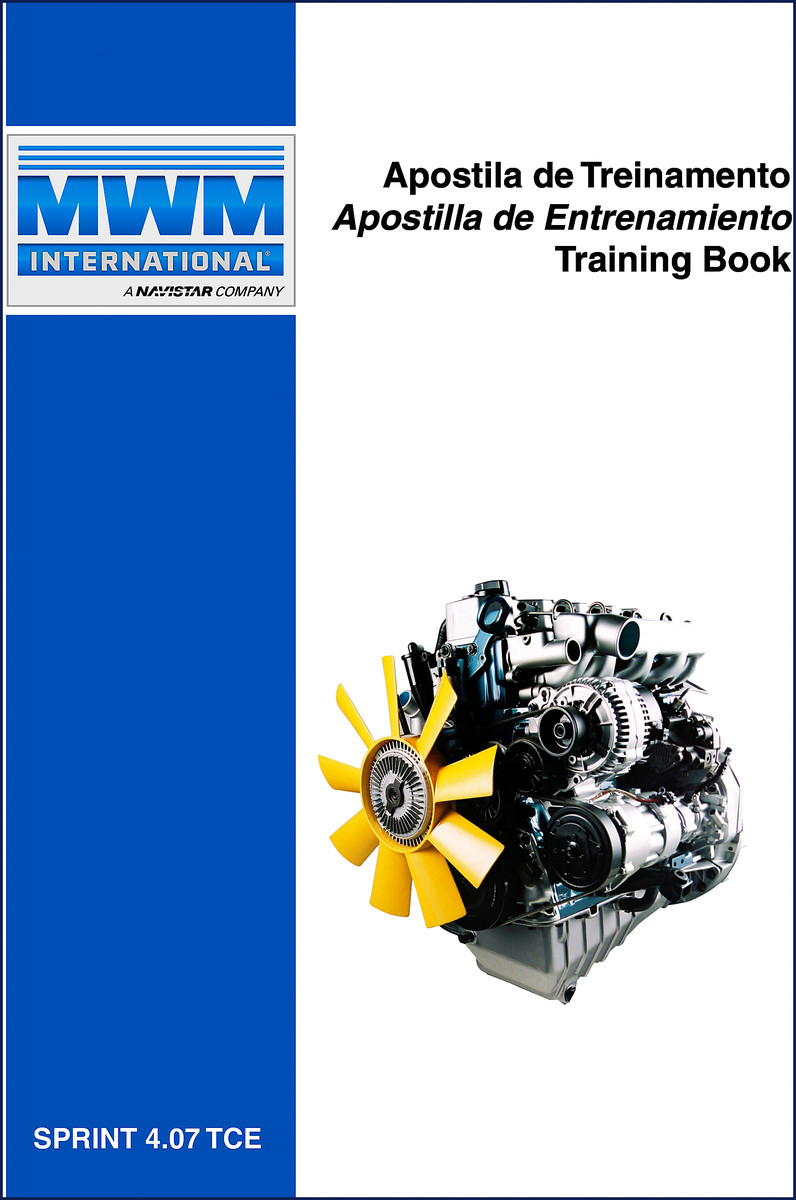 MWM Sprint 4.07 TCE training manual cover – OEM factory booklet for diesel engine repair and diagnostics
