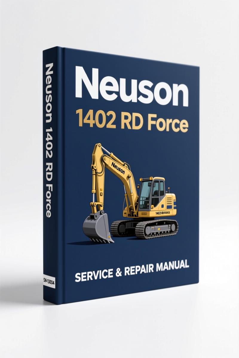 Neuson 1402-2702 RD Force factory service manual cover