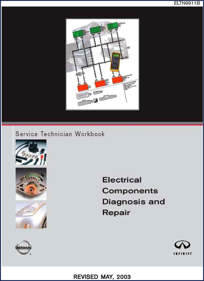 2003 Nissan 21215N400076 Training Manual – Electrical Components Diagnosis and Repair cover page