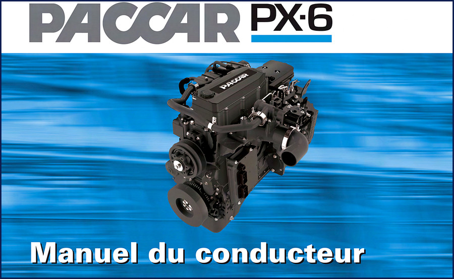 Paccar PX-6 2010 User Manual cover OEM driver's manual