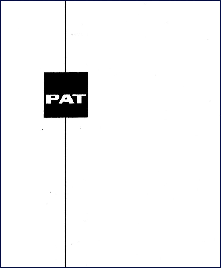 PAT DS 350 G 1987 Operators Manual cover showing load moment indicator console