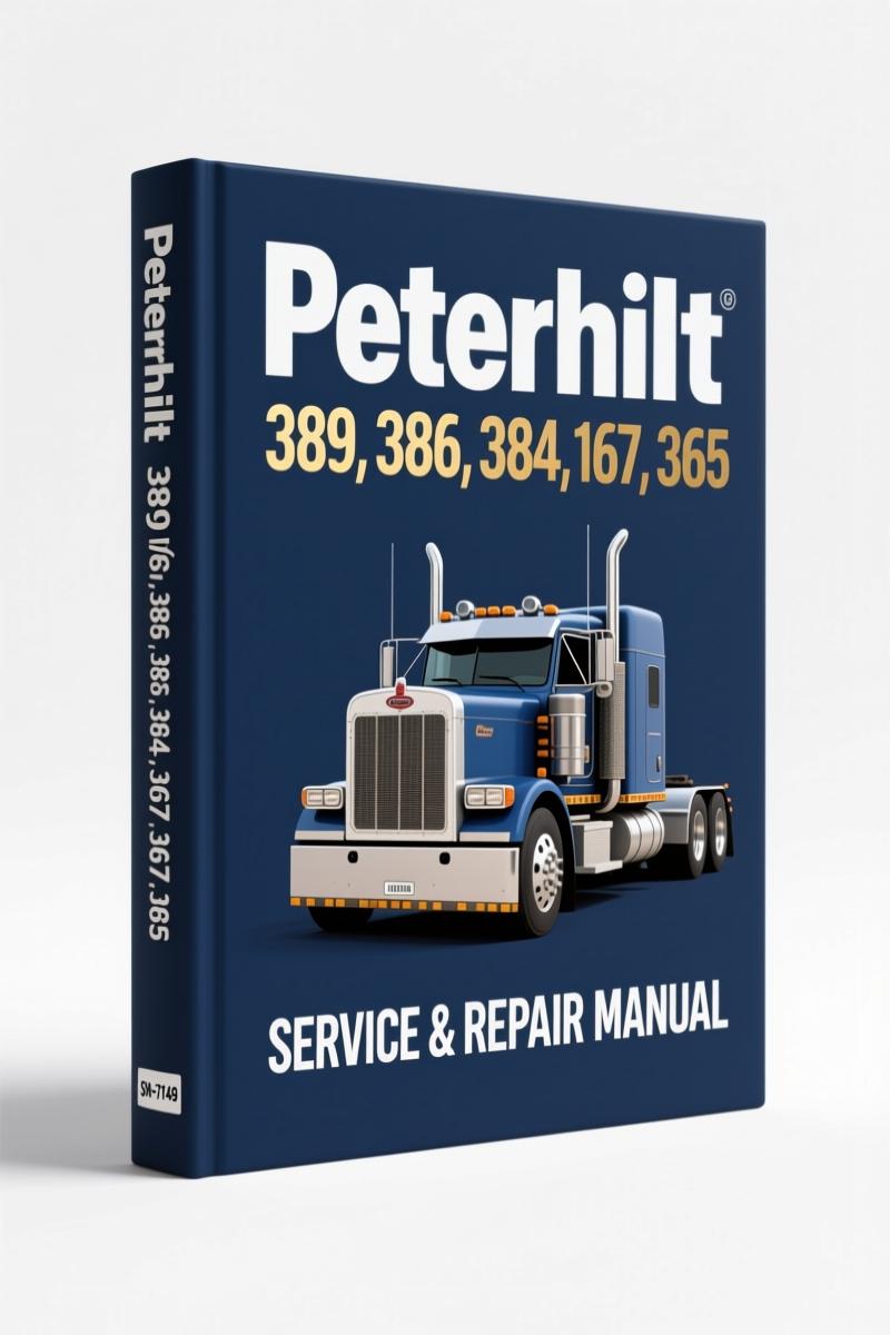 Peterbilt 389 Electrical Schematic - OEM factory wiring diagram manual 67 pages