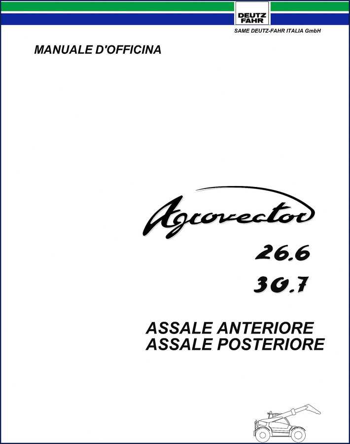 SAME Deutz FAHR 26.6 30.7 Workshop Manual cover – OEM factory manual