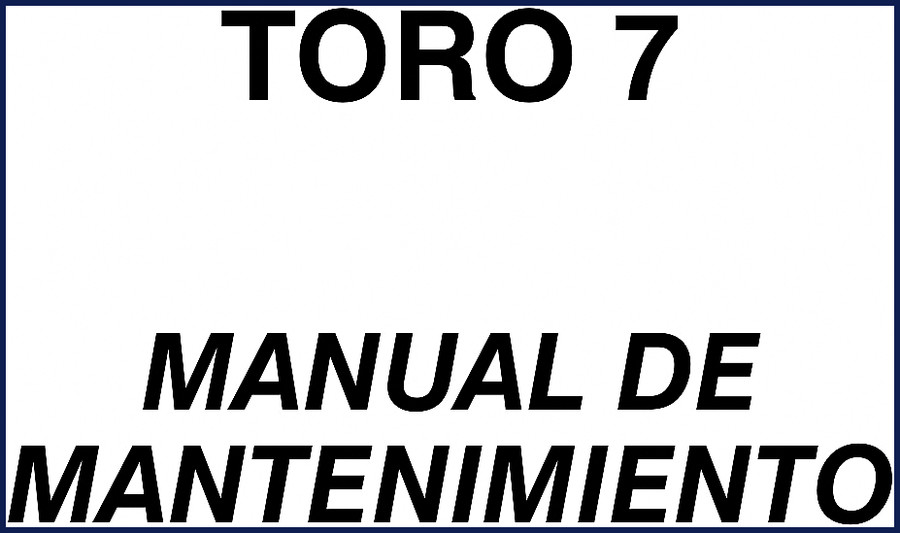 Sandvik TORO 7 service repair manual 2006 85 pages Spanish factory document