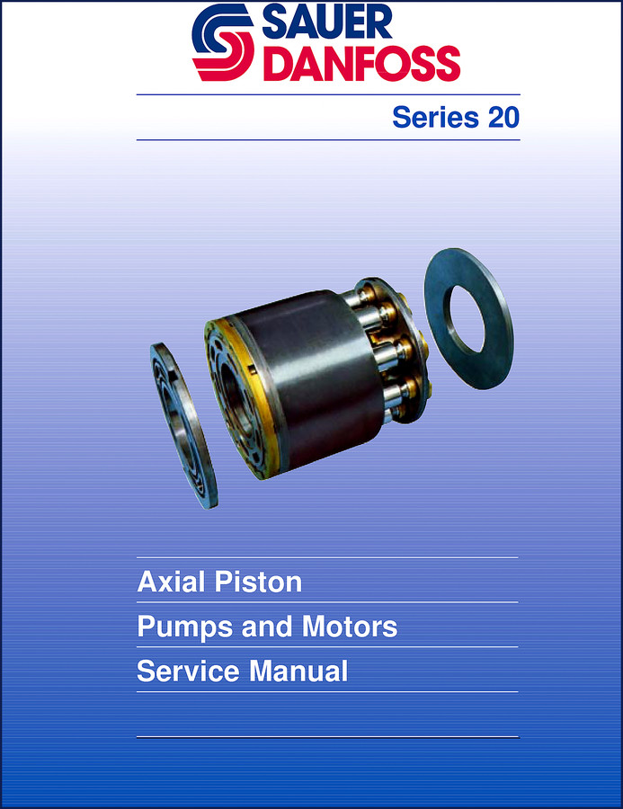 Sauer Danfoss Series 20 1984 Service Manual cover - 46 pages OEM factory repair manual