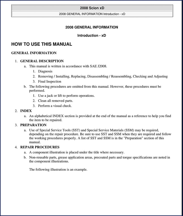 Scion xD wiring diagram manual cover – OEM factory wiring schematics