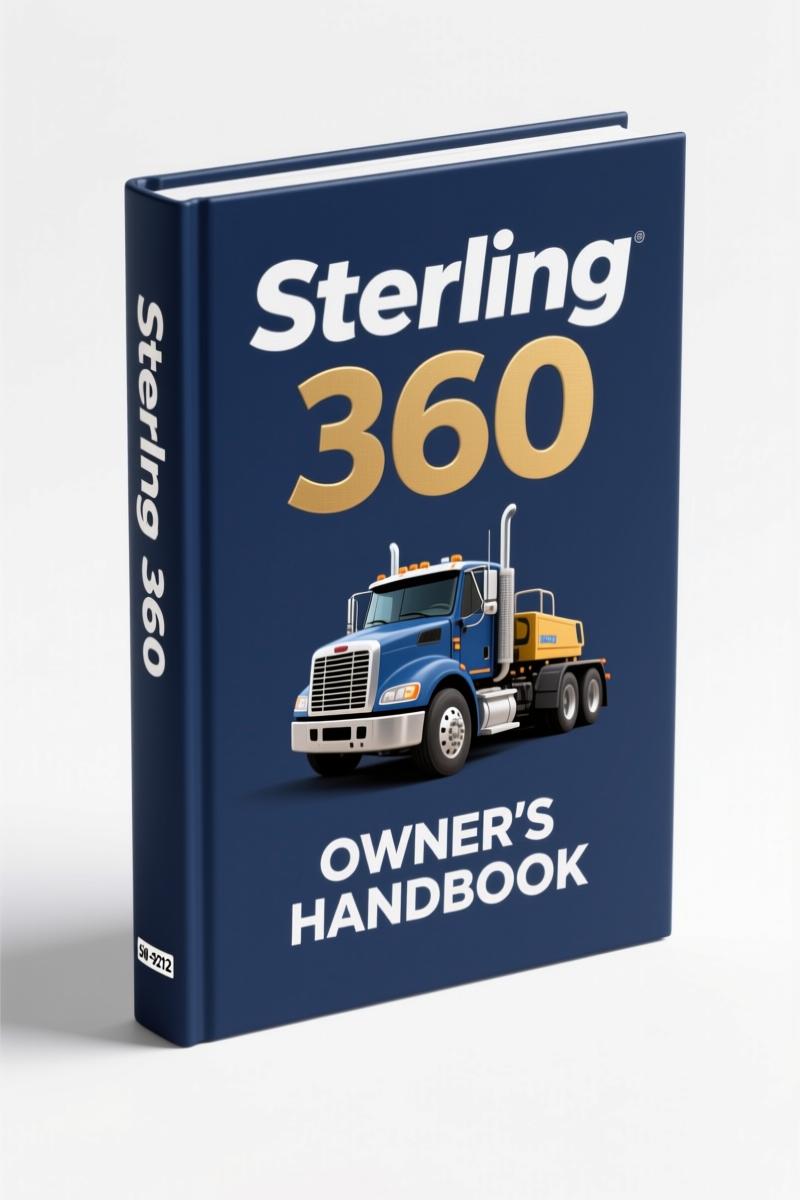 Sterling 360 2006 User Manual factory document cover showing Sterling truck and manual title