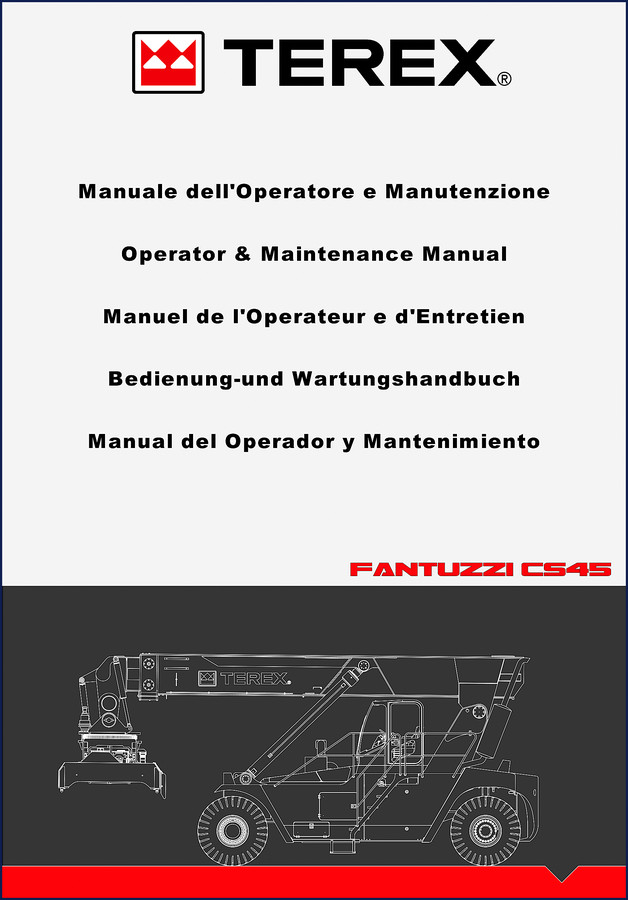 Terex CS45 Operator & Maintenance Manual cover 778 pages OEM Terex documentation