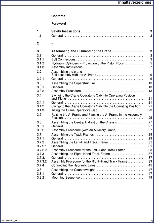 Terex Demag Cc2400 Installation Manual – 880 pages OEM factory document