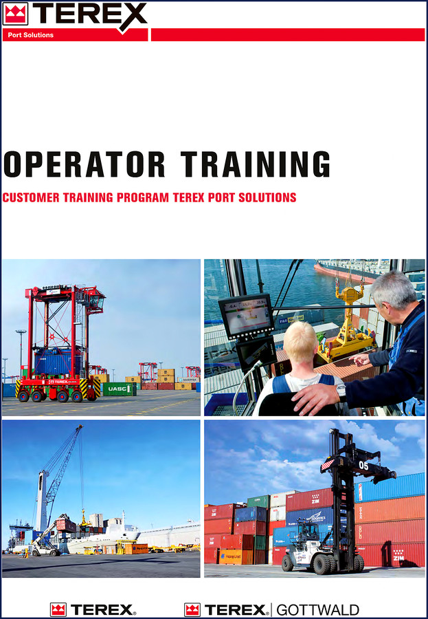 Terex Gottwald 2014 Training Manual – Operator Program for Port Equipment 2 Terex Gottwald 2014 Training Manual cover - factory operator training program for port equipment