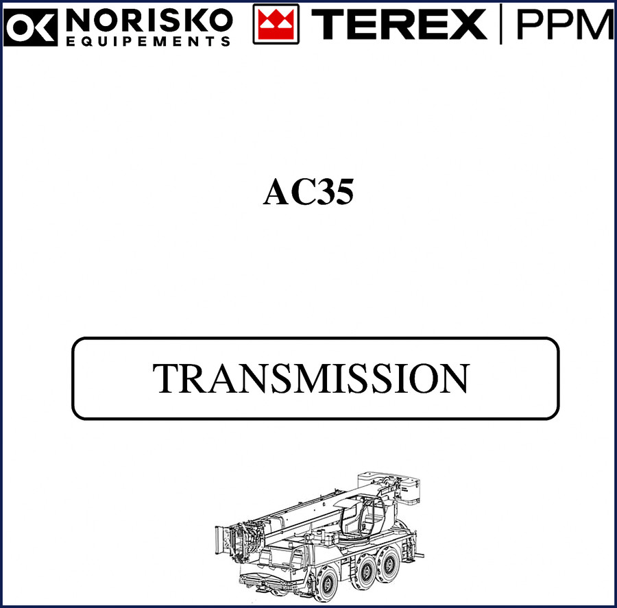 Cover of Terex PPM AC35 Technical Manual – 144 pages factory document