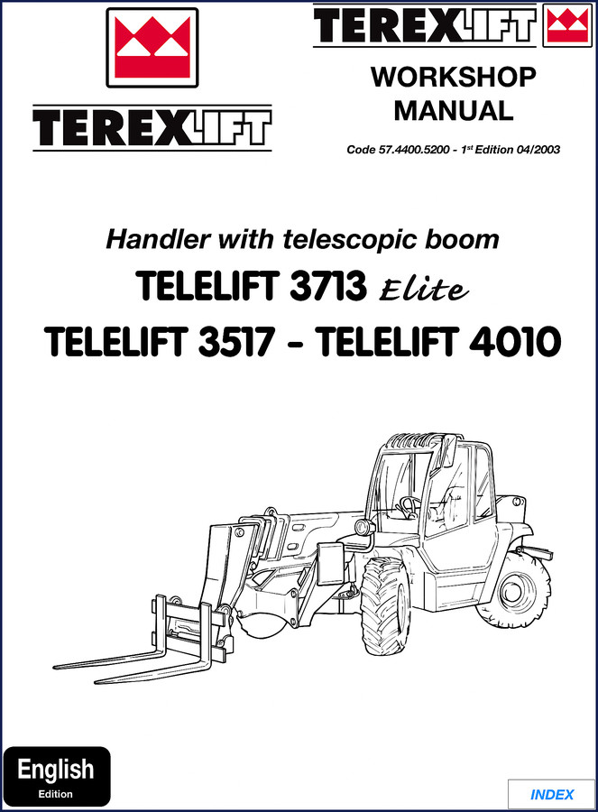 Terexlift TELELIFT 3713 2003 Workshop Manual cover