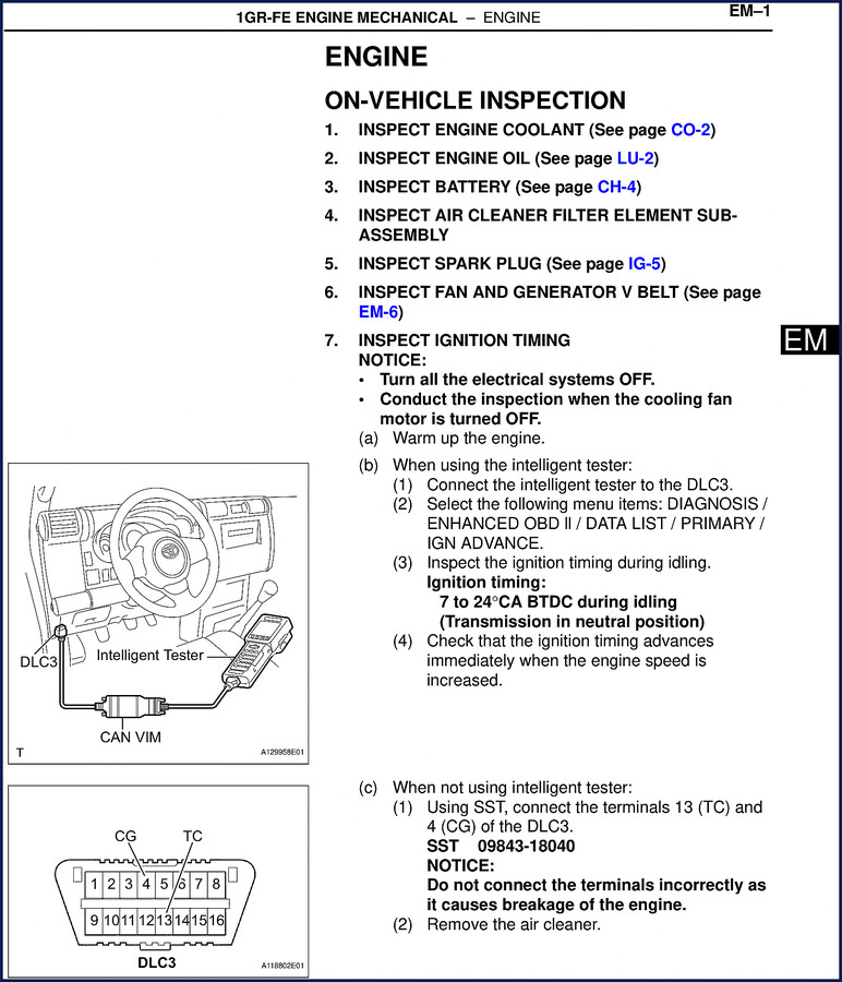 Toyota 1GR-FE ENGINE Workshop Manual cover - 196 pages of factory service information