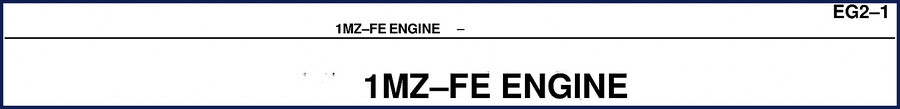 Toyota 1MZ-FE Service Repair Manual cover - 599 pages OEM factory document