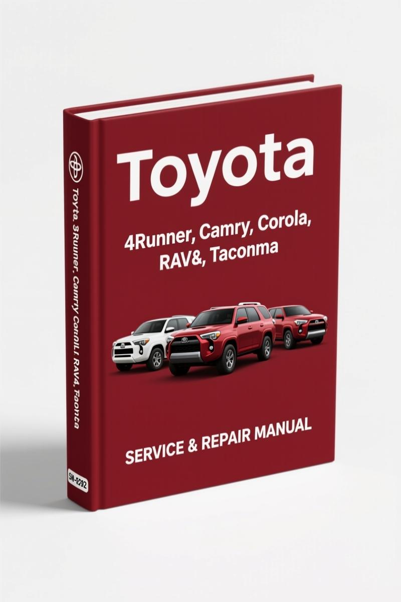 2007 Toyota 4Runner User Manual pocket reference guide cover showing instrument panel and vehicle overview
