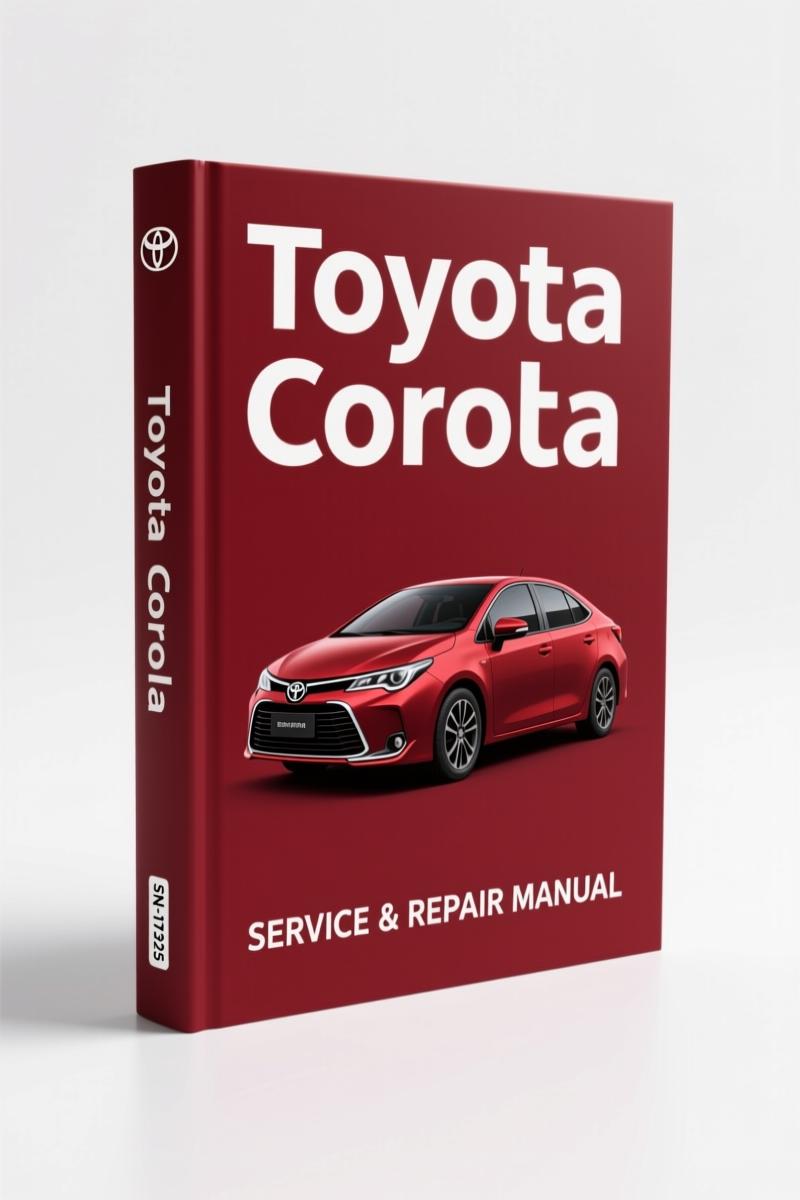 Toyota Corolla wiring diagram manual cover - 226 page factory electrical schematics for AE110, EE110, CE110 series