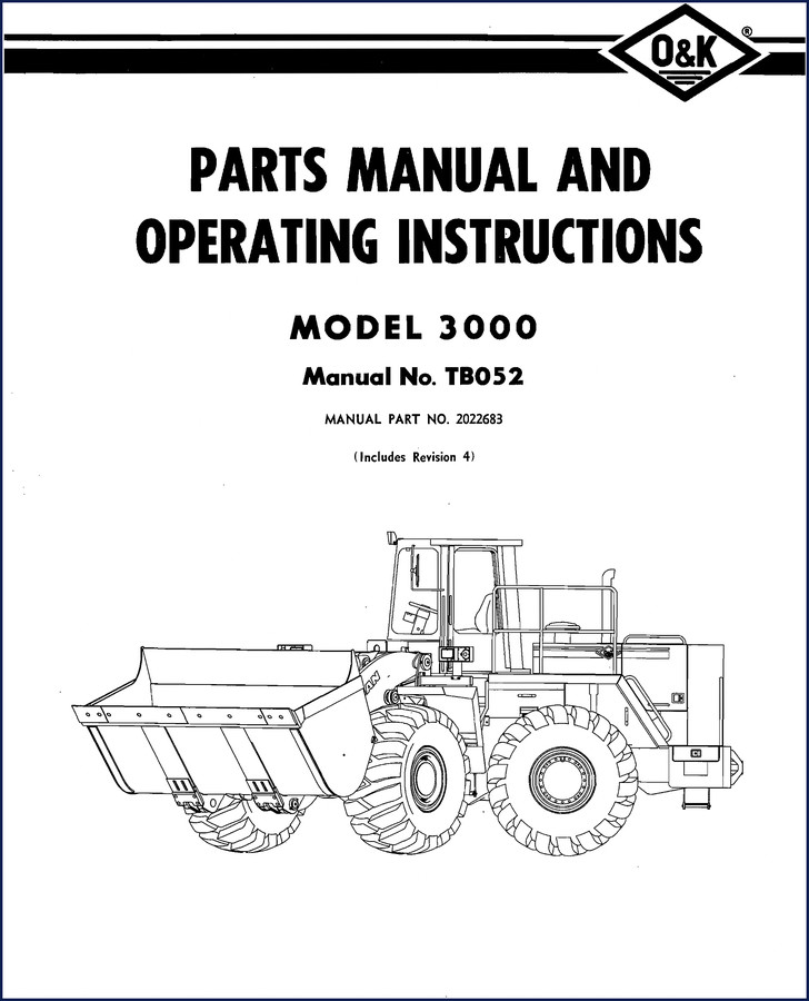 Trojan 3000 TB075 1982 Parts Catalog OEM factory manual cover