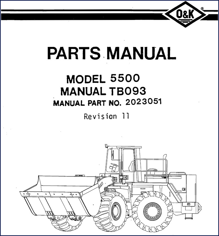 Trojan 5500 1984 Parts Catalog cover page