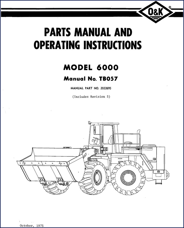 Trojan 6000 1975 Parts Catalog - factory OEM manual 178 pages