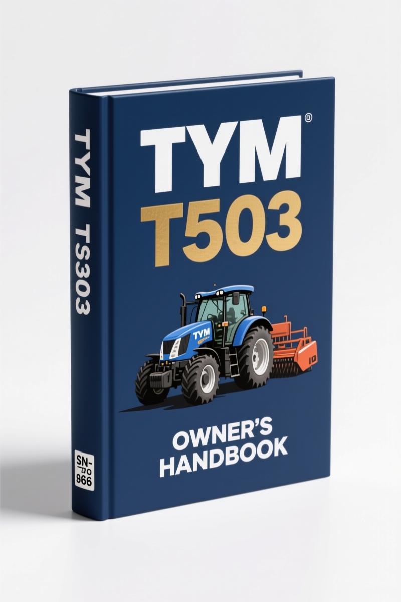 TYM T433 T503 2010 Parts Catalog cover showing model numbers and publication year