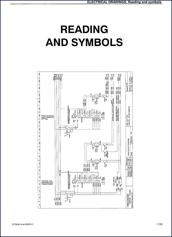 Valmet B 75500-6 Electrical Schematic manual cover – 34 pages OEM factory wiring diagrams