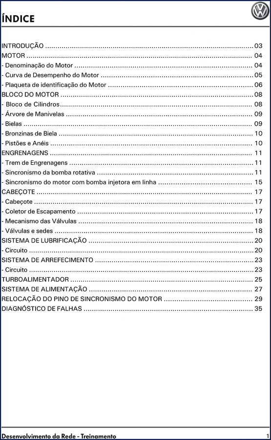 Volkswagen 13,15,17 Training Manual cover - 56 page OEM factory document showing engine cutaway