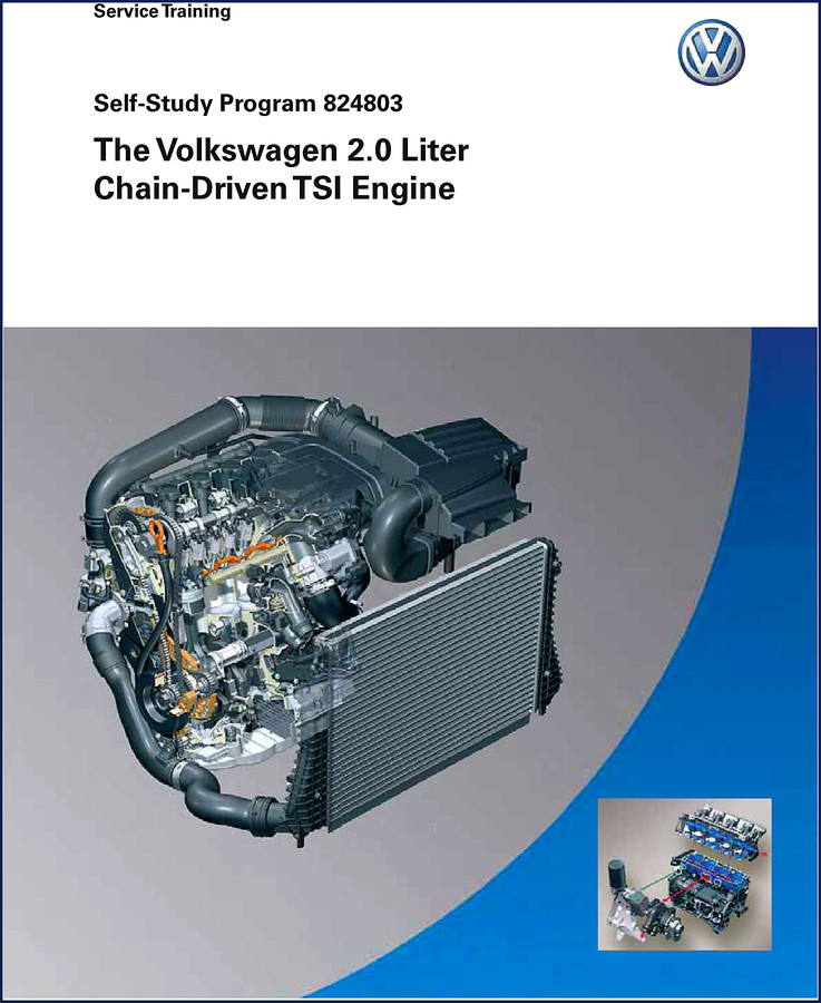 Volkswagen 2.0 Liter TSI Engine 2008 Training Manual cover page