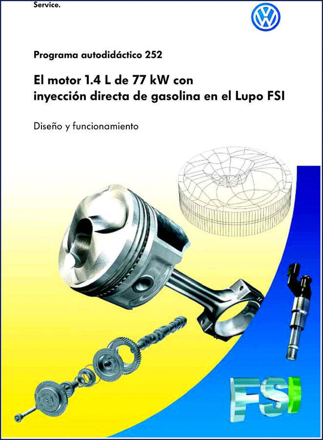 Volkswagen Lupo FSI Training Manual cover - 1.4L FSI engine design and operation