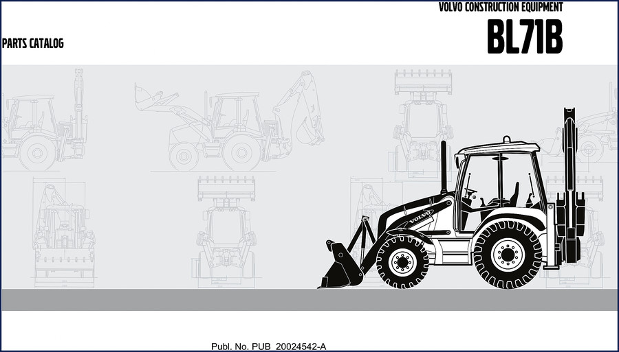 Volvo Penta BL71B Parts Catalog 716-page OEM factory manual cover