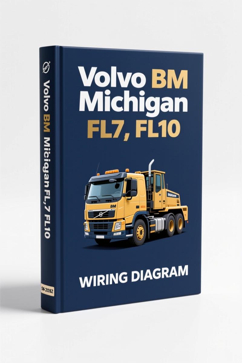Volvo BM FL7 FL10 wiring diagram factory manual cover – 138 pages OEM electrical documentation