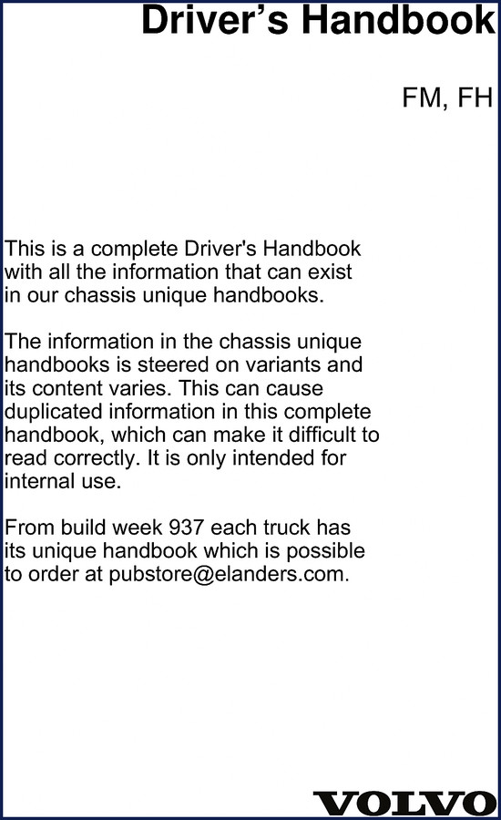 Volvo FM FH NH 2003 Electrical Schematic pneumatic diagram - factory OEM 18 pages