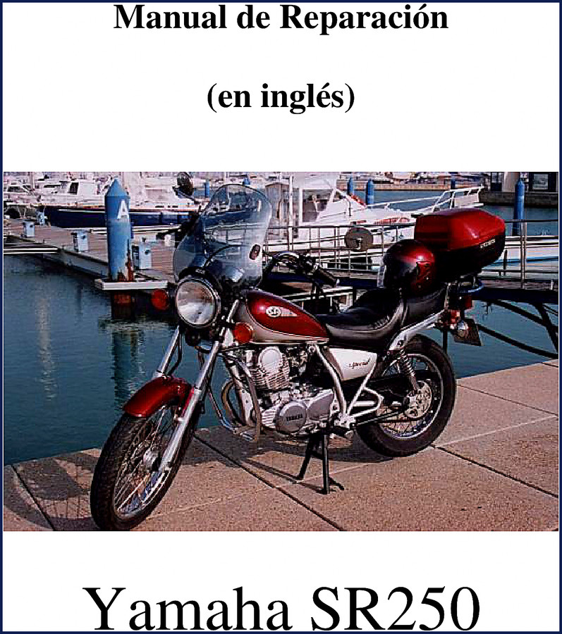 Yamaha SR250 Repair Manual – 34 pages OEM factory service manual PDF