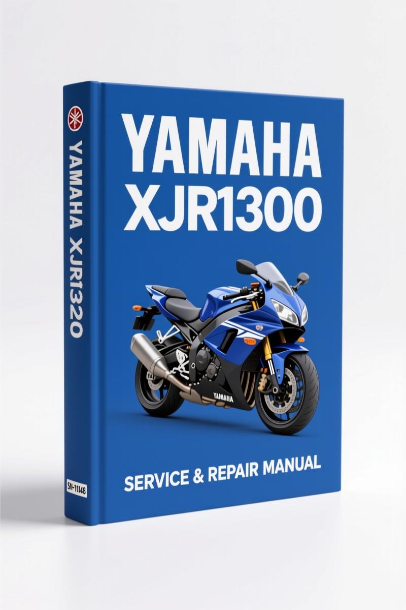 Yamaha XJR1300 XJR1300P Parts Catalog – 75 page OEM factory parts manual cover