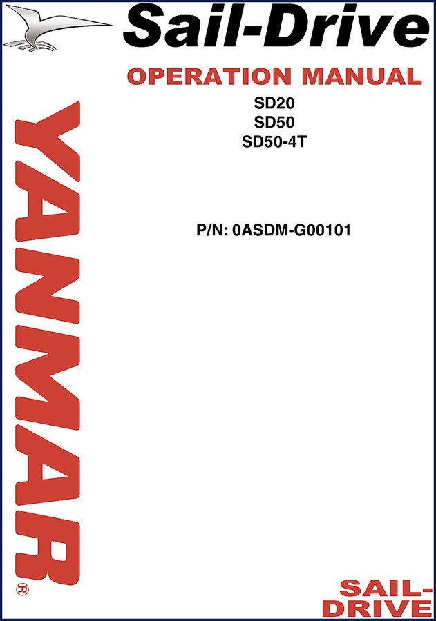 Yanmar SD20 SD30 SD31 Service Manual cover - 87 page OEM factory documentation