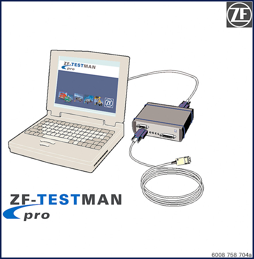 ZF ZF-TESTMAN pro Installation Manual cover – 170-page factory document for diagnostic tool setup